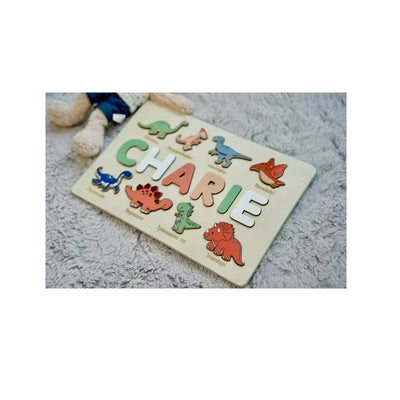 Mein Name & Ich – Personalisierte Montessori-Holzpuzzle