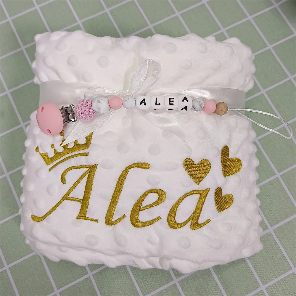Mein Kuscheltraum – Personalisierte Babydecke mit Name