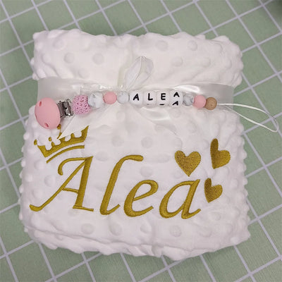 Mein Kuscheltraum – Personalisierte Babydecke mit Name